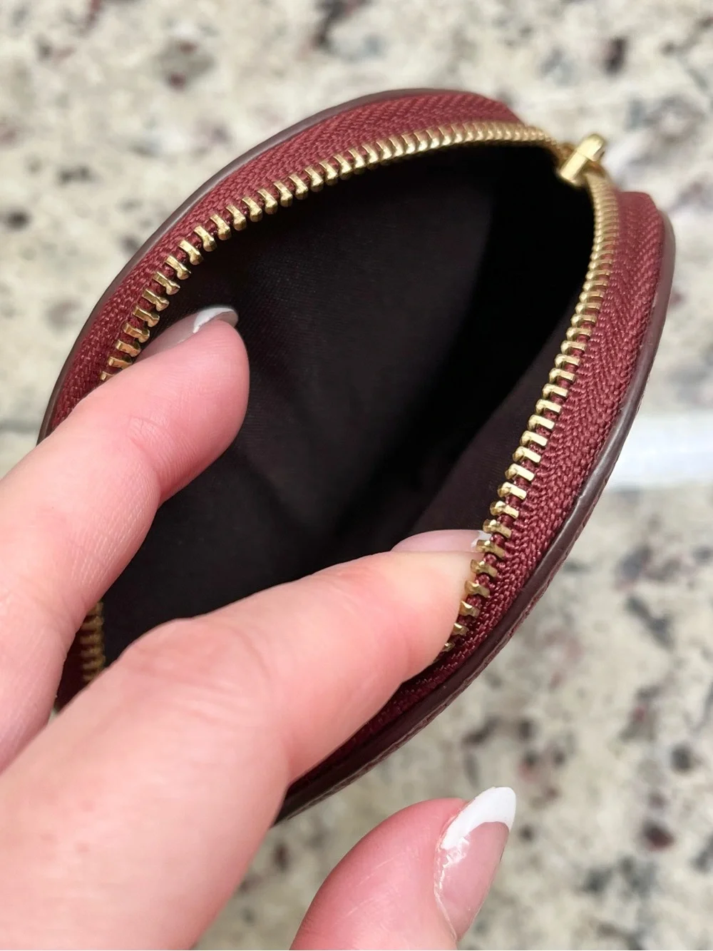 Coach Rexi & Carriage Zippered Coin Case NWOT
